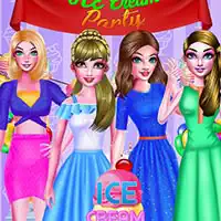 ICE CREAM BIRTHDAY PARTY DRESSUP game screenshot