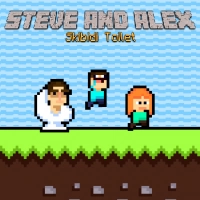 Steve And Alex Skibidi Toilet game screenshot