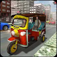 Tuk Tuk Auto Rickshaw მძღოლი: Tuk Tuk Taxi Driving