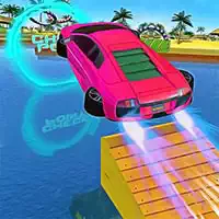Water Car Stunt Racing ឆ្នាំ 2019 ហ្គេម 3D Cars Stunt