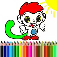 Bts Maimuță De Colorat
