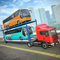 Kamion Transporti Me Autobus Të Qytetit Lojëra Transporti Falas