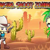 Cowgirl Shoot Zombies екранна снимка на играта
