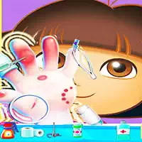 Dora Hand Doctor ເກມມ່ວນສໍາລັບເດັກຍິງອອນໄລນ໌