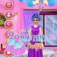 Finde Mia Party-Outfits Spiel-Screenshot
