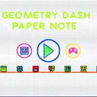 Notatka Papierowa Geometry Dash