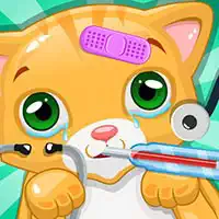 Little Cat Doctor Pet Vet Game game screenshot