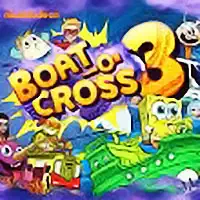 Nickelodeon: Boat-O-Cross 3 pamje nga ekrani i lojës