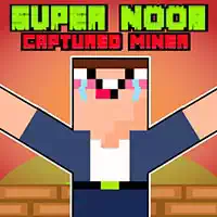 Super Noob Captured Miner mängu ekraanipilt