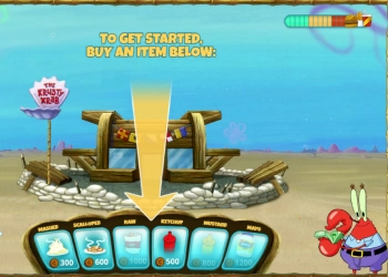 Kaitske Krusty Krabi mängu ekraanipilt