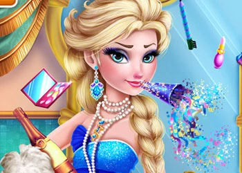 Buz Kraliçası Ziyafət Geyimləri oyun ekran görüntüsü