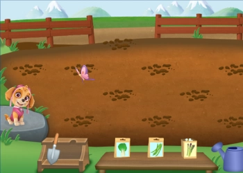 Paw Patrol: Tuinredding schermafbeelding van het spel