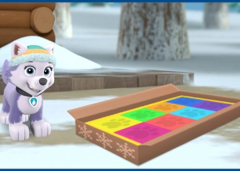 Paw Patrol: Mosse Matematiche Per Il Giorno Della Neve screenshot del gioco
