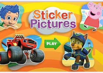 Paw Patrol: Stickerafbeeldingen schermafbeelding van het spel