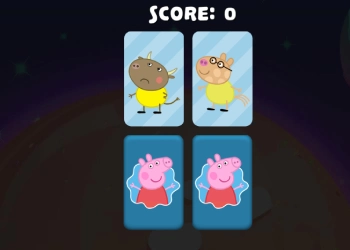 Peppa Pig: Mälukaardid mängu ekraanipilt