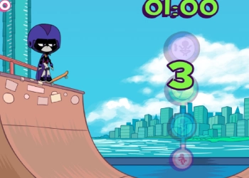 Teen Titans Go: Rock-N-Raven mängu ekraanipilt